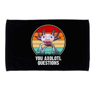 Funny You Axolotl Questions Microfiber Hand Towel