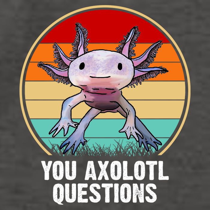 Funny You Axolotl Questions Vector Backpack