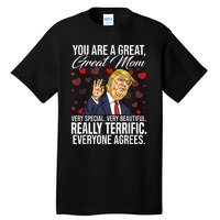 Funny You Are A Great Great Mom Support Trump Mother's Day Tall T-Shirt