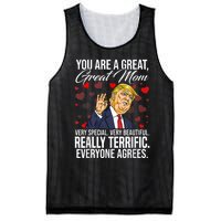 Funny You Are A Great Great Mom Support Trump Mother's Day Mesh Reversible Basketball Jersey Tank