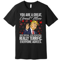 Funny You Are A Great Great Mom Support Trump Mother's Day Premium T-Shirt