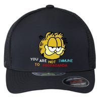Funny You Are Not Immune To Propaganda Flexfit Unipanel Trucker Cap