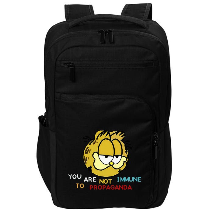 Funny You Are Not Immune To Propaganda Impact Tech Backpack