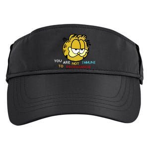 Funny You Are Not Immune To Propaganda Adult Drive Performance Visor