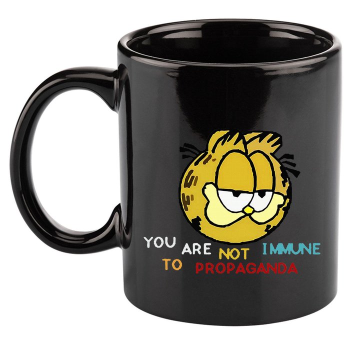 Funny You Are Not Immune To Propaganda 11oz C Handle Ceramic Mug