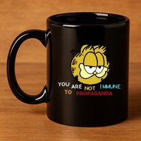 Funny You Are Not Immune To Propaganda 11oz C Handle Ceramic Mug