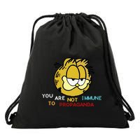 Funny You Are Not Immune To Propaganda Drawstring Bag