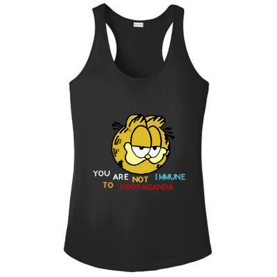 Funny You Are Not Immune To Propaganda Ladies PosiCharge Competitor Racerback Tank