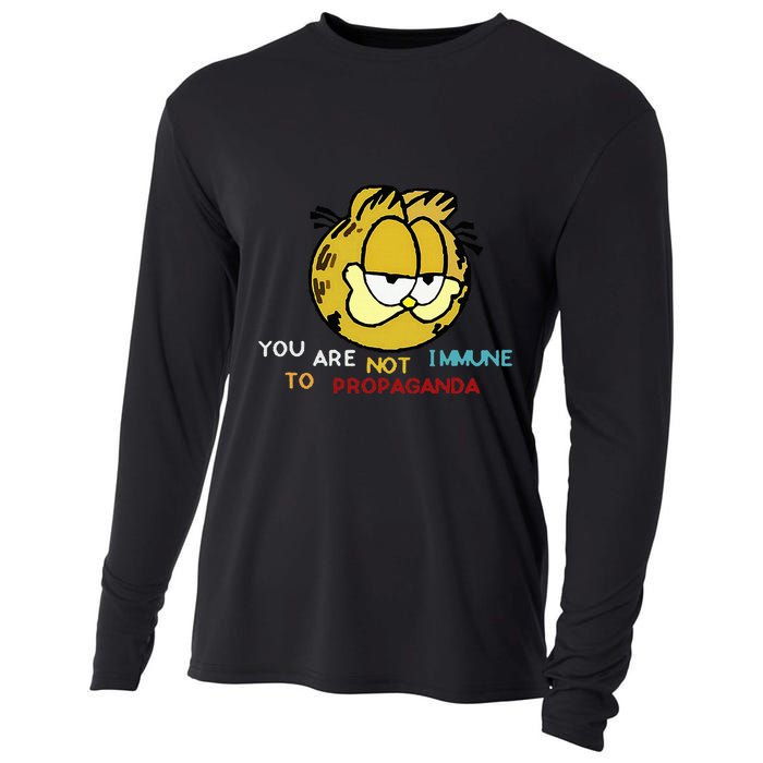 Funny You Are Not Immune To Propaganda Cooling Performance Long Sleeve Crew