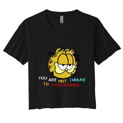 Funny You Are Not Immune To Propaganda Crop Top