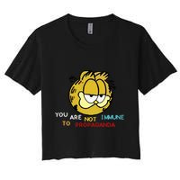 Funny You Are Not Immune To Propaganda Crop Top