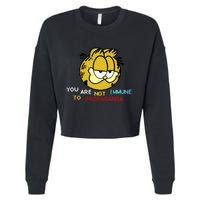 Funny You Are Not Immune To Propaganda Cropped Pullover Crew
