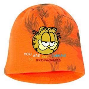 Funny You Are Not Immune To Propaganda Kati - Camo Knit Beanie