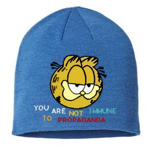 Funny You Are Not Immune To Propaganda Sustainable Beanie