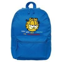 Funny You Are Not Immune To Propaganda 16 in Basic Backpack