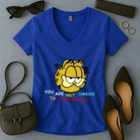 Funny You Are Not Immune To Propaganda Women's V-Neck T-Shirt