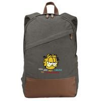 Funny You Are Not Immune To Propaganda Cotton Canvas Backpack