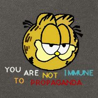 Funny You Are Not Immune To Propaganda Cotton Canvas Backpack