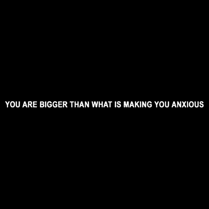 Fanum You Are Bigger Than What Is Making You Anxious Flat Bill Trucker Hat