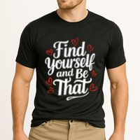 Find Yourself And Be That Find Inspirational Cooling Performance Crew T-Shirt