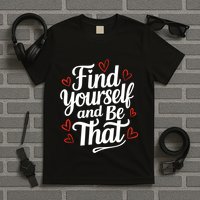 Find Yourself And Be That Find Inspirational T-Shirt