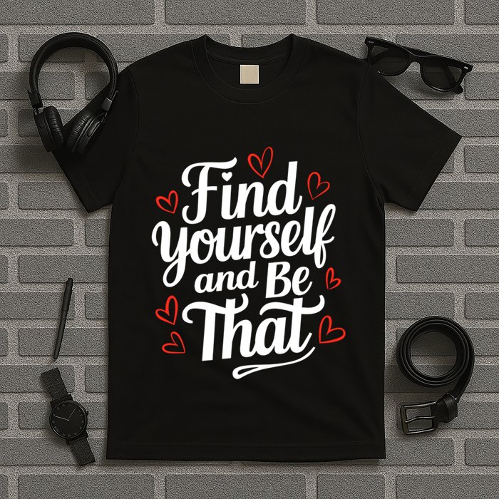 Find Yourself And Be That Find Inspirational T-Shirt