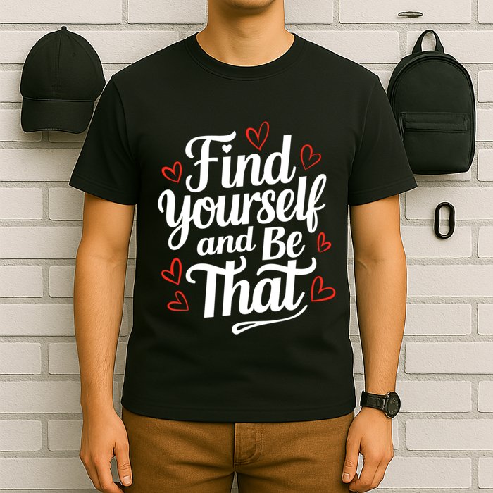 Find Yourself And Be That Find Inspirational T-Shirt