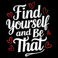 Find Yourself And Be That Find Inspirational 16 in Basic Backpack
