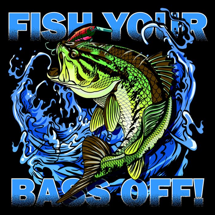 Fish Your Bass Off Funny Fishing City Backpack