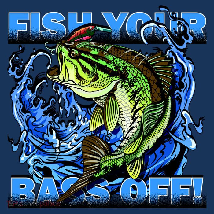 Fish Your Bass Off Funny Fishing Baby Bodysuit