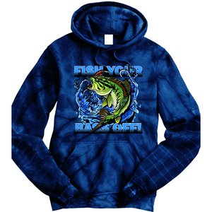 Fish Your Bass Off Funny Fishing Tie Dye Hoodie