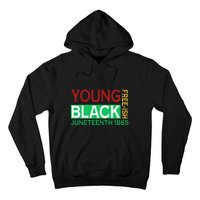 Funny Young Black Free Ish Juneteenth 1865 Gift Hoodie