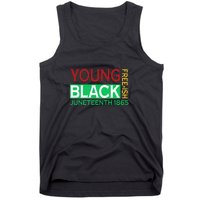 Funny Young Black Free Ish Juneteenth 1865 Gift Tank Top