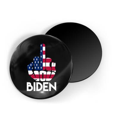 Fuck You Biden Middle Finger American Flag Magnet
