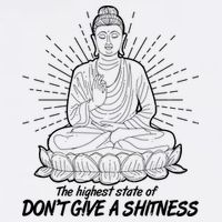 Funny Yoga Buddha The Highest State Of Don't Give A Shitness Cool Comfort Performance Bucket Hat