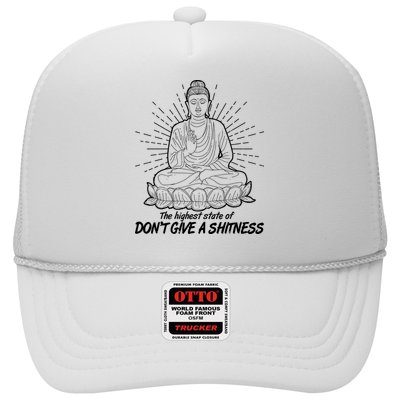 Funny Yoga Buddha The Highest State Of Don't Give A Shitness Trucker Hat
