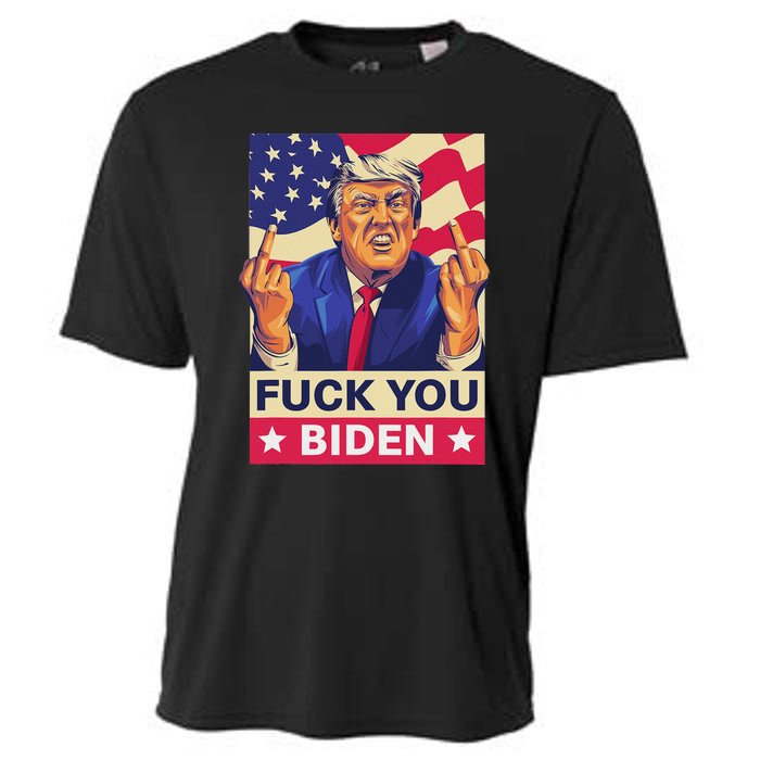 Fck You Biden Funny Trump Meme 2024 Cooling Performance Crew T-Shirt