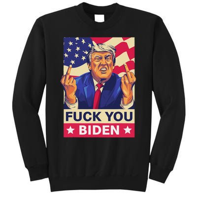 Fck You Biden Funny Trump Meme 2024 Sweatshirt