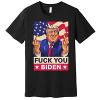 Fck You Biden Funny Trump Meme 2024 Premium T-Shirt