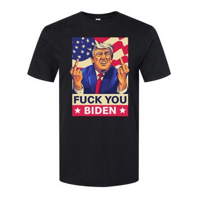 Fck You Biden Funny Trump Meme 2024 Softstyle CVC T-Shirt