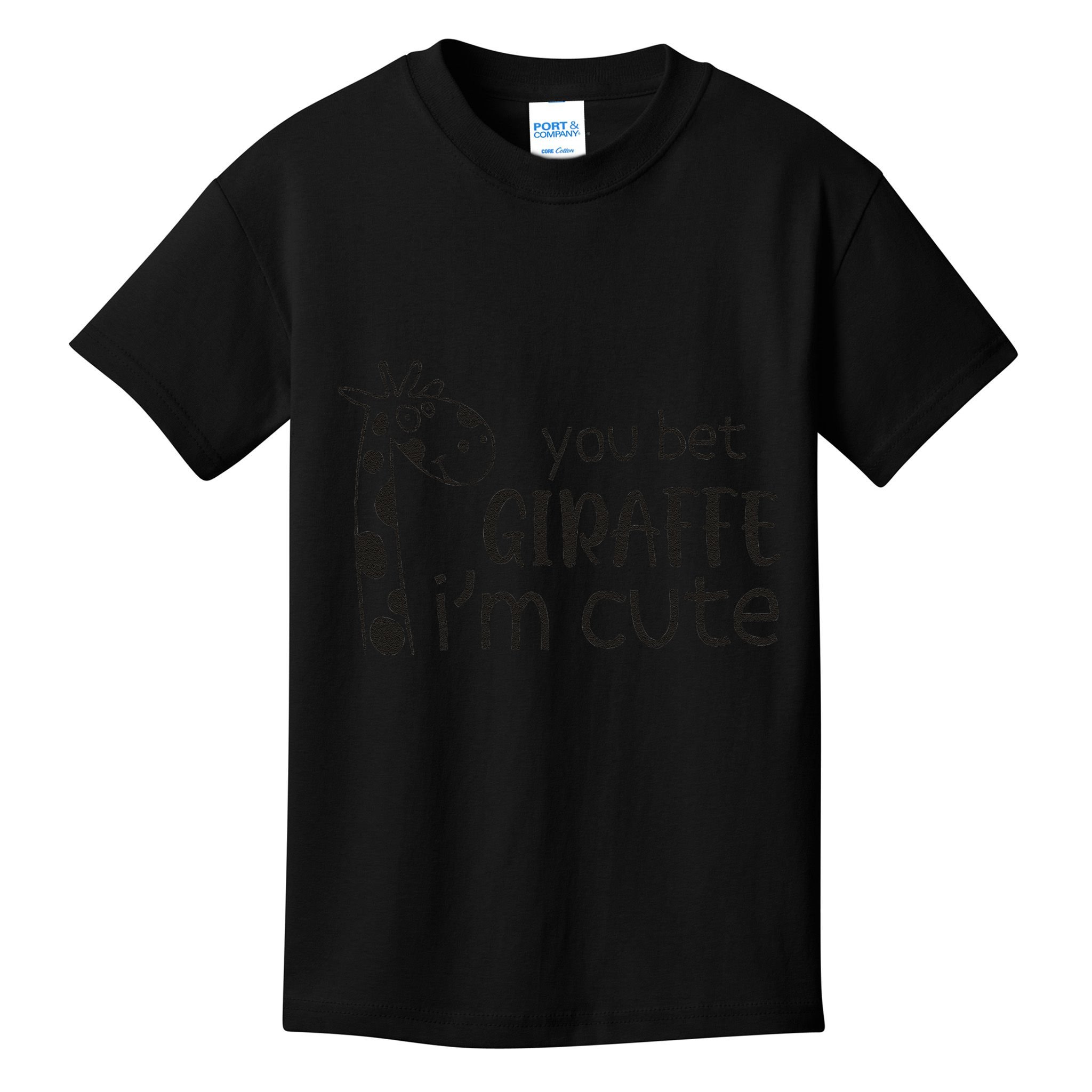 Funny You Bet Giraffe IM Cute Giraffe Lover And Girl Kids T-Shirt