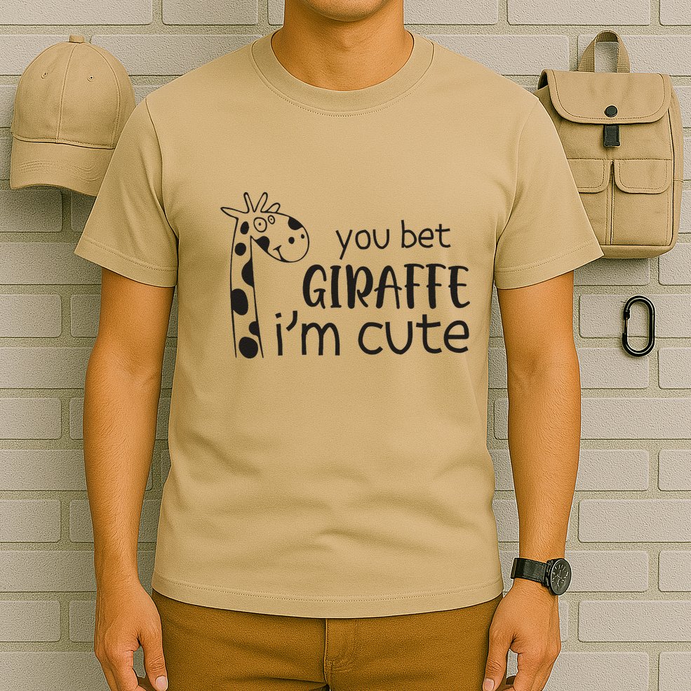 Funny You Bet Giraffe IM Cute Giraffe Lover And Girl T-Shirt