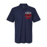 Funny You Can't Scare Me I Have A Wife And Daughter At Home Softstyle Adult Sport Polo