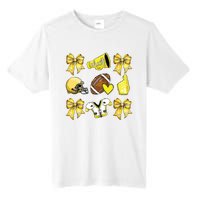 Funny Yellow Cheer Coquette Football Mom Women Girl Tall Fusion ChromaSoft Performance T-Shirt