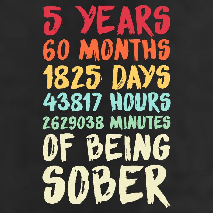 Five Years Clean Addiction Recovery 5 Years Sober 11oz C Handle Ceramic Mug