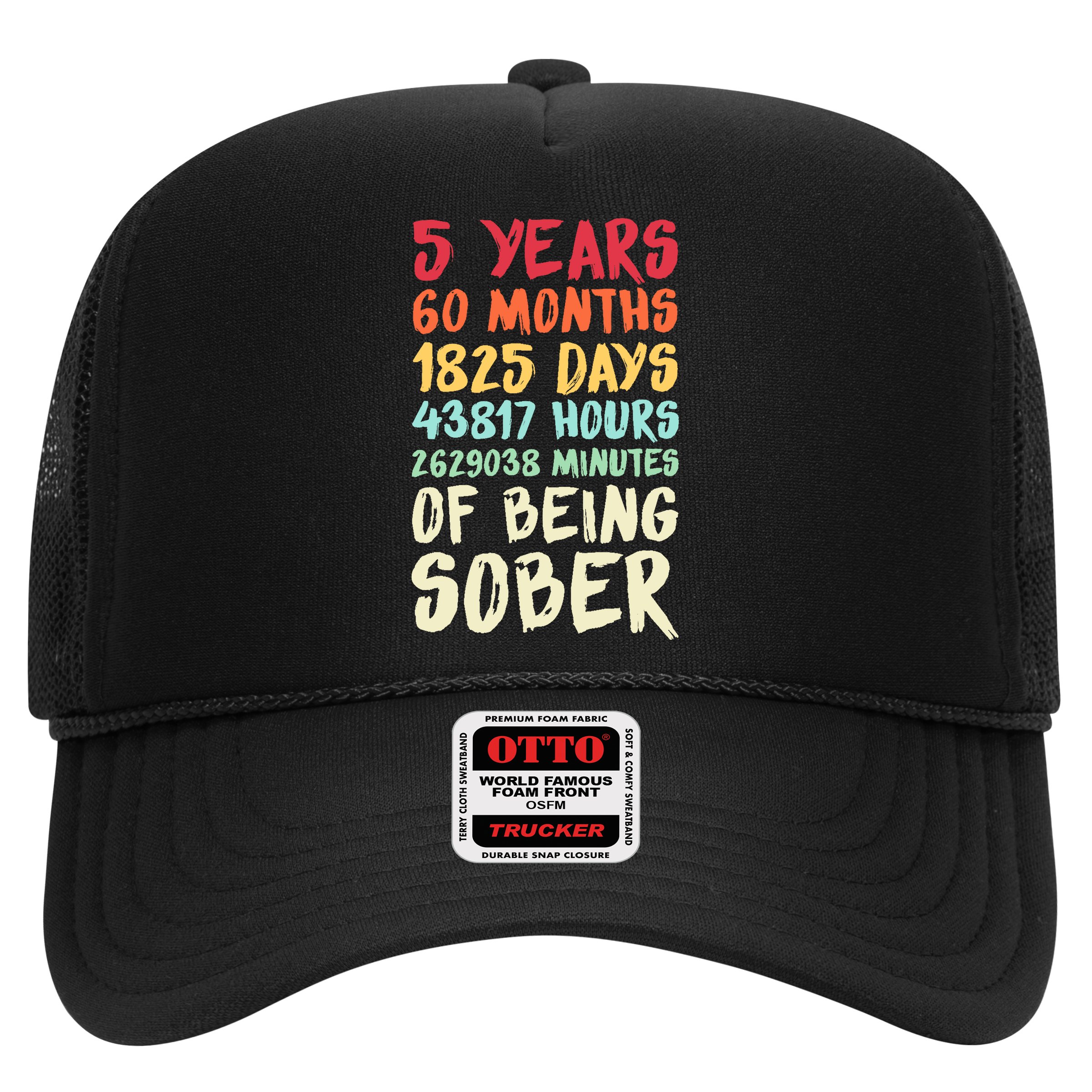 Five Years Clean Addiction Recovery 5 Years Sober Hat