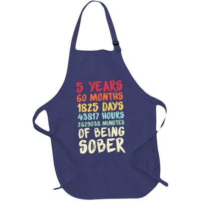Five Years Clean Addiction Recovery 5 Years Sober Apron
