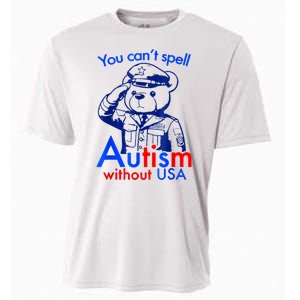 Funny You Cant Spell Autism Without Usa Cooling Performance Crew T-Shirt