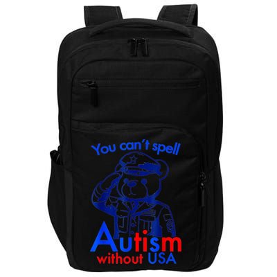 Funny You CanT Spell Autism Without Usa Impact Tech Backpack