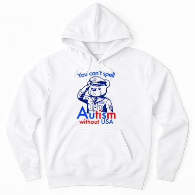 Funny You CanT Spell Autism Without Usa Hoodie